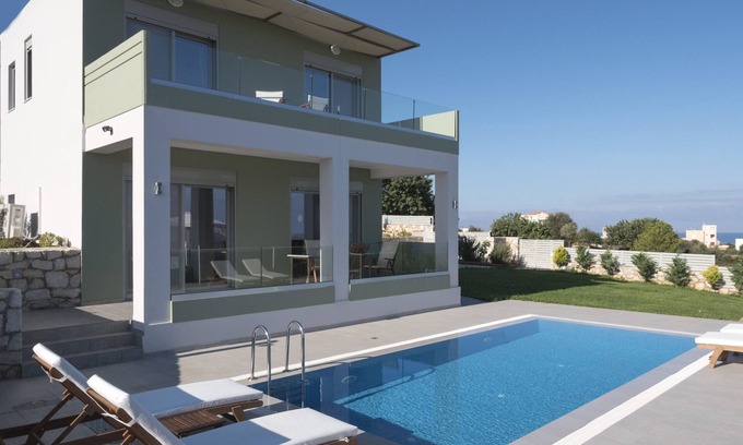 Chania Villa | Villa Maria at Katakis Villas: Private Pool & Ocean View