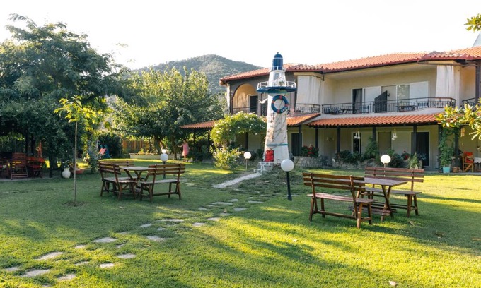 Sithonia House | Pet-Friendly KATIA Studios with Ocean View and Hot Tub