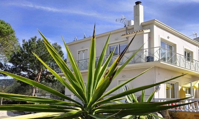 Agios Georgios Pagon House | Beautiful Kato Apartment 2 with Pool & Oceanfront Views
