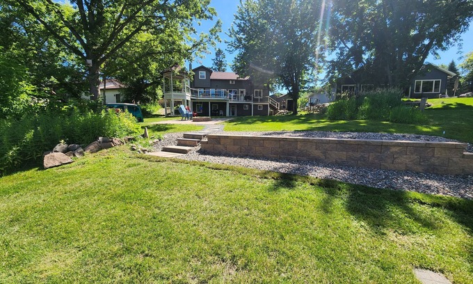 Lindstrom House | Unforgettable Getaway with Kayaks, Firepit & Lake Views!