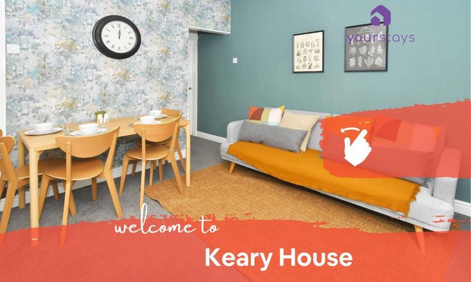 Stoke-on-Trent House | Stylish Keary House by YourStays, Stoke - Pet Friendly Getaway