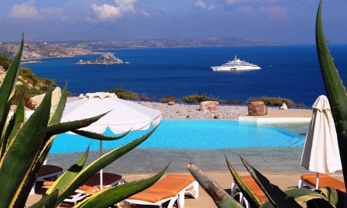 Kefalos Apartment | Relaxing Retreat at Kefalosbay Residence with Pool & Views