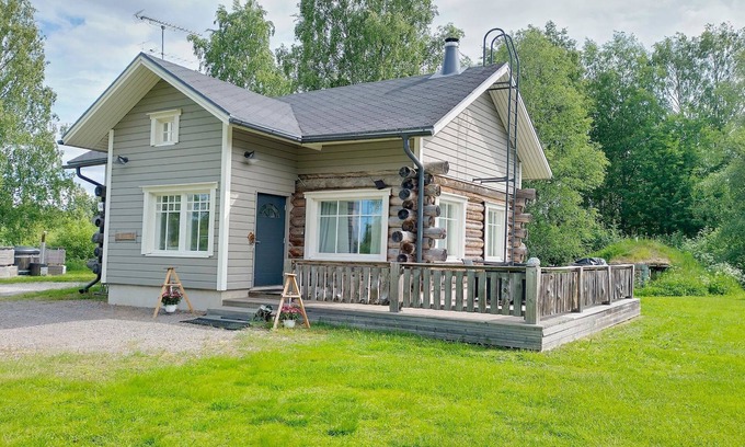 Pyhajoki House | Unforgettable Keloanttila by Interhome with Spa & Lake View
