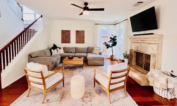 Brushy Creek House | Kid-Friendly, Spacious Getaway with Peloton, Dedicated Office in Round Rock!