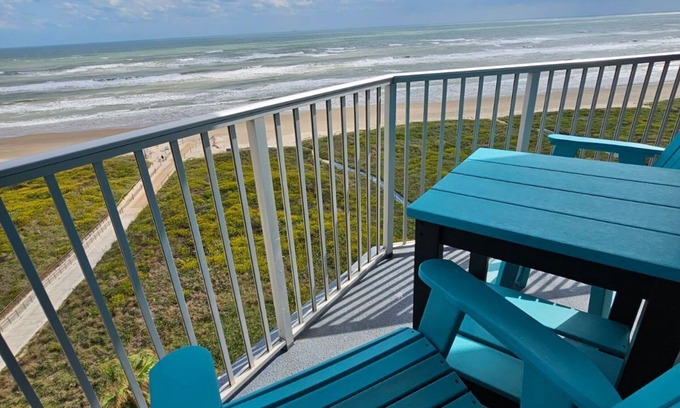 South Padre Island Condo | Stunning Ocean View Retreat in the Heart of the Island