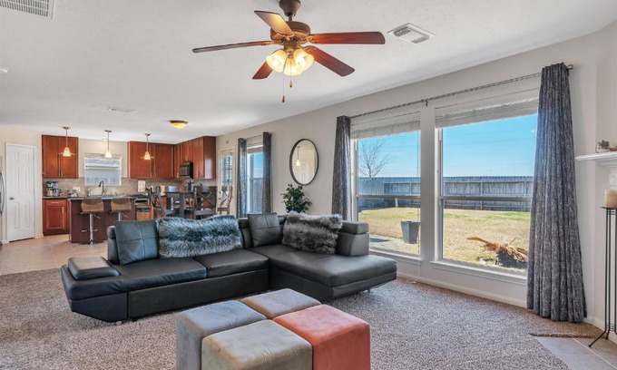 Houston House | Spacious King Suite with Jacuzzi, Free WiFi & Pet-Friendly
