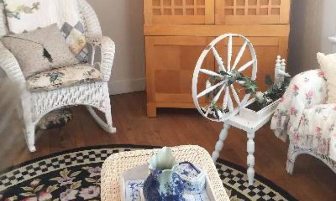 San Angelo Bed & Breakfast | Elegant King Suite with Landmark View at Music Garden Mansion