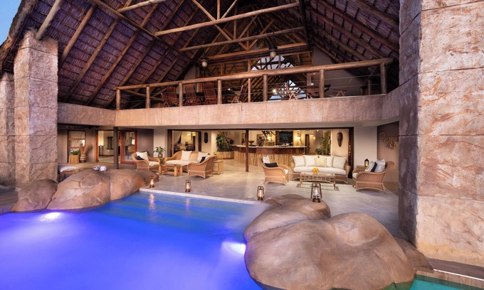 Leeupoort Hotel | Discover Kingfisher Villa: Eco-Friendly Retreat with Pool