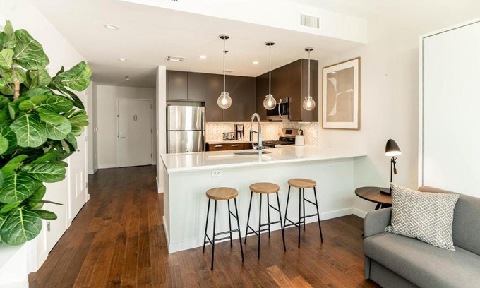Central Business District Apartment | Modern 1BR Penthouse with Rooftop Terrace in Kislak