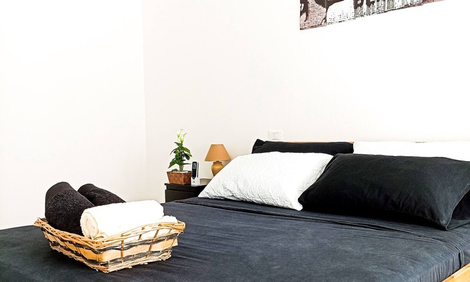 Cabras Apartment | Comfortable Kolossoi GH: Apartment with Kitchen & Courtyard