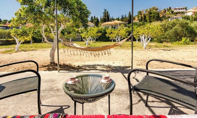 Koroni House | Koroni Beachfront Retreat, Private Garden Haven