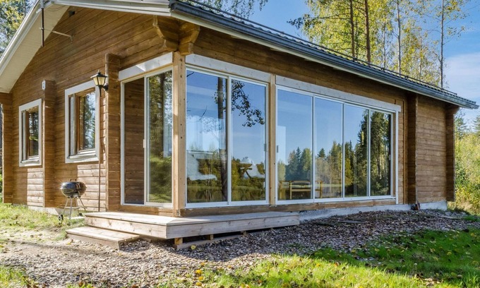 Kaavi House | Lake View Retreat: Koskisaari by Interhome with Spa & Hot Tub
