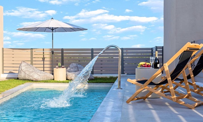 Kavros Villa | Indulge at KS Si Luxury Villa with Heated Pool & Ocean Views