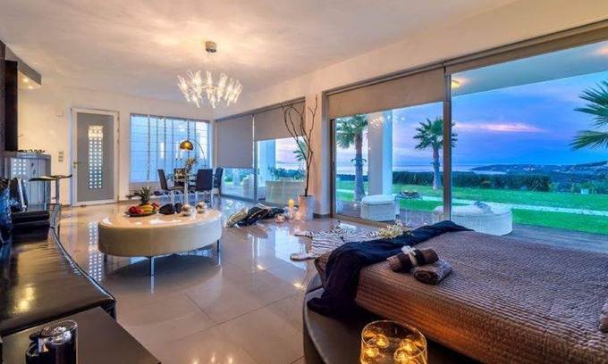 Kalathas Villa | Elegant Ktima Reveli Villa with Private Pool & Spa