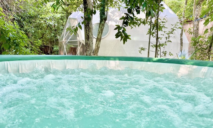 Chemuyil House | Experience Nature at Ku Kuk Glamping – Domo Raíces