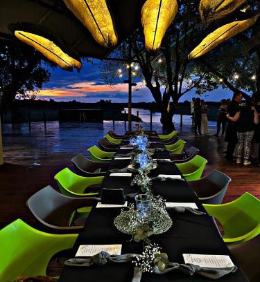 Katima Mulilo Cabin | Discover Kubu & Kwena Lodge: Beachfront Bliss Awaits