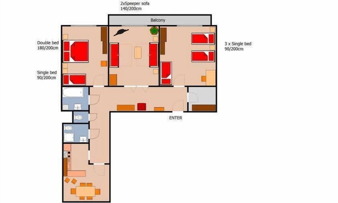 Nove Mesto Apartment | Elegant Kundera: 3 BR Steps from Wenceslas Square