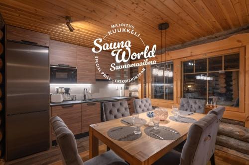 Saariselka Ski Chalet | Explore Kuukkeli Log Houses Villa Aurora with Ocean Views