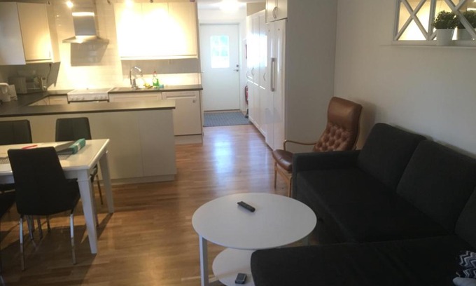 Borlange Apartment | Elegant Stay at Lärkan 21 with Hot Tub & Breakfast Included