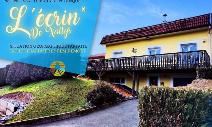 Cleurie House | Relaxing Retreat at L'écrin de Xattys with Spa & Pool