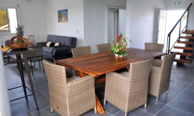 Le Moule Apartment | Experience L'éden de Joséphine - Lavande with Ocean View & Spa