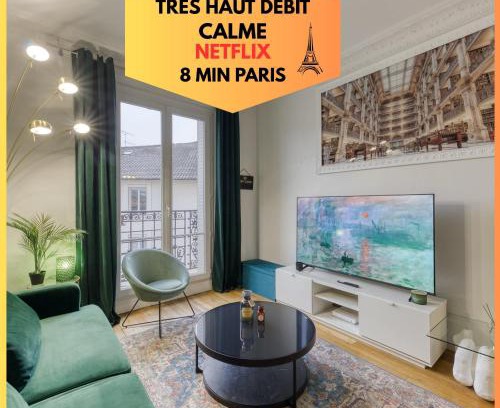 Enghien-les-Bains Apartment | Discover L'émeraude: 8 Min from Paris, Family-Friendly Stay