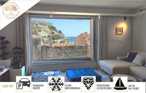 Cassis Apartment | Oceanfront Retreat: L'Âme Bleue, Rated 9.7 by Guests