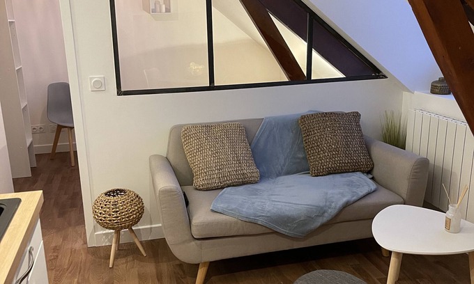 Lorient Apartment | Comfortable L'amiral n°5★ T2 with Kitchen & Pet Friendly
