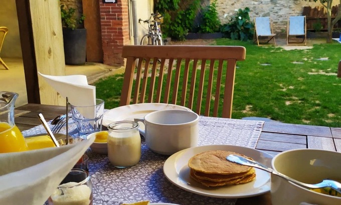 Chavagnes House | Discover L'Ancienne Boulangerie: Guest Rated 9.8, Spa & Pool