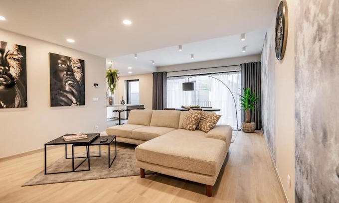 Liege Apartment | Relax at L'appart Léon with Sauna & Family-Friendly Amenities