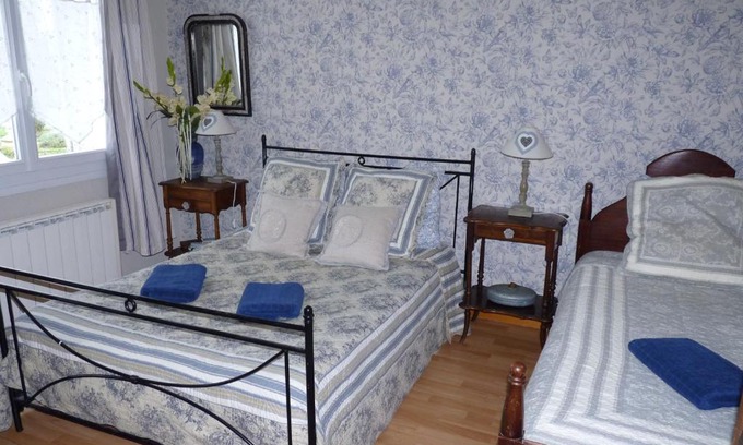 Sainte-Catherine-de-Fierbois Hotel | Welcoming L'arum antique: Oceanfront & Pet-Friendly Retreat