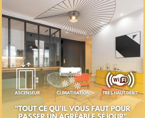Terreaux - Bat d'argent Apartment | Discover L'Atelier T3: Family-Friendly Stay Near Opéra