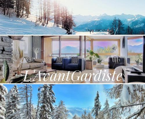 Randogne Apartment | Unforgettable Stays at L'AvantGardiste with Panoramic Views