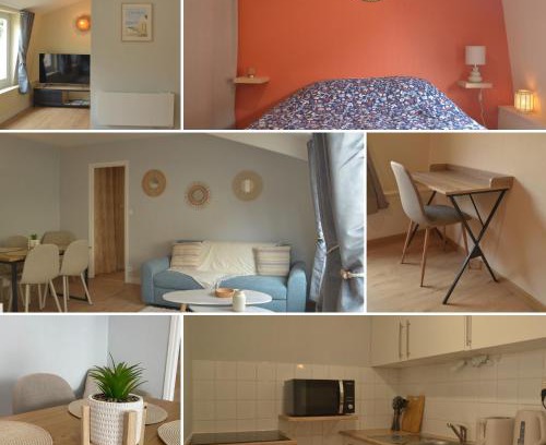 Ardres Apartment | L'Azur - lumineux, fibre, cœur de ville
