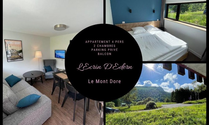 Mont-Dore Apartment | Cozy Retreat at L'Ecrin d'Edern for Families in Mont Dore