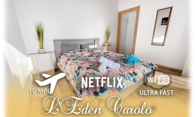 Dampremy Apartment | Relax at L'Eden Carolo - Free Parking & Family-Friendly Stay