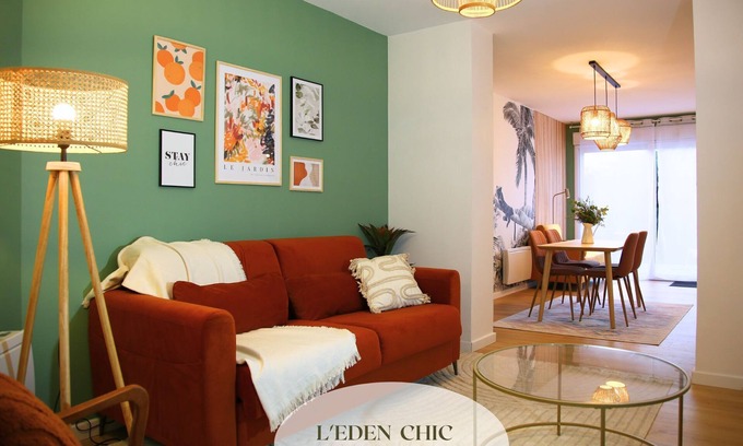 Arras Apartment | Relax at L'eden Chic: Spa, Garden & Free Parking Nearby