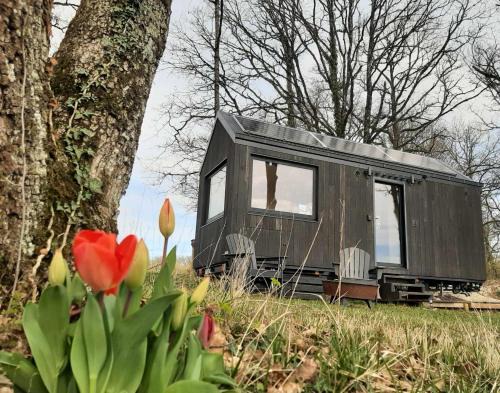 Loches-sur-Ource Ski Chalet | Eco-Friendly Retreat at L'Envolée Ecolodge in the Vines