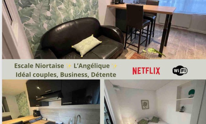 Centre Ville Apartment | Family-Friendly Stay at L'escale Niortaise, Near City Center