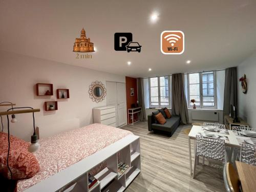 Brioude Apartment | Family-Friendly Retreat at L'Orangeraie - Guest Rated 9.7