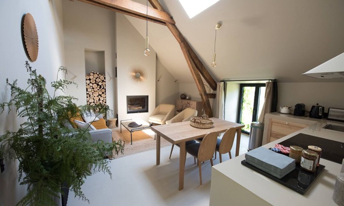 Saint-Laurent-Nouan Apartment | Experience La Barboire Campagne: Design Apartment with Spa