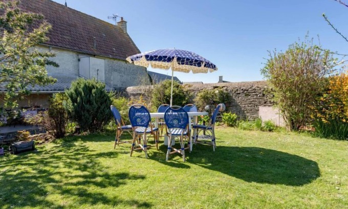 Longues-sur-Mer House | Exceptional Oceanfront Getaway at La Batterie by Interhome