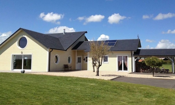 Fresnay-le-Gilmert House | Tranquil Wooden Retreat with Pool: Guest Rated 10/10