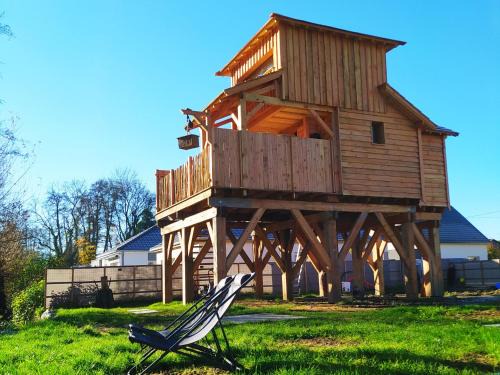 Courchavon House | Discover La Cabane au Bain Perché - Rated 9.7/10, Pet Friendly