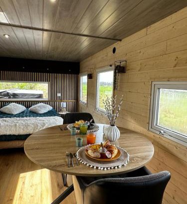 Bannalec Ski Chalet | Indulge at La Cabane D'Emma with Private Spa & Hot Tub