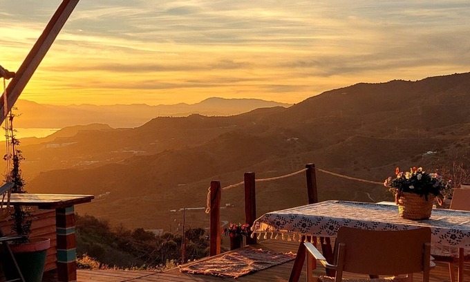 Rincon de la Victoria House | Relax at La Caravana de Sara: Spa, Hot Tub & Family Fun