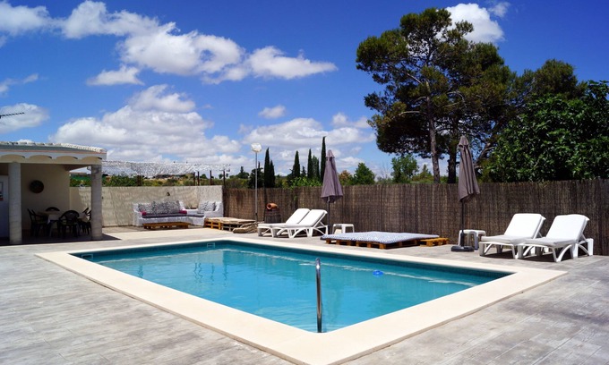 Salinas Villa | Relax at La Casa de Lú in Andalusia: Pool, Garden & BBQ