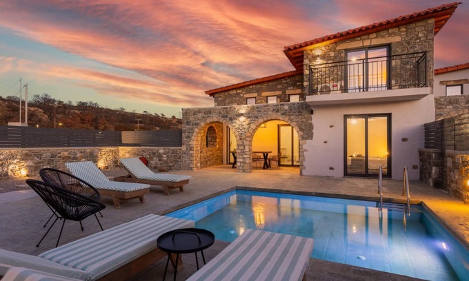 Kiotari Villa | Experience La Casa Di Pietre 1 in Rhodes with Spa & Family Perks