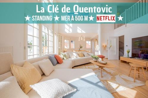 Le Touquet-Paris-Plage Apartment | Elegant La Clé de Quentovic: Oceanfront Duplex Retreat