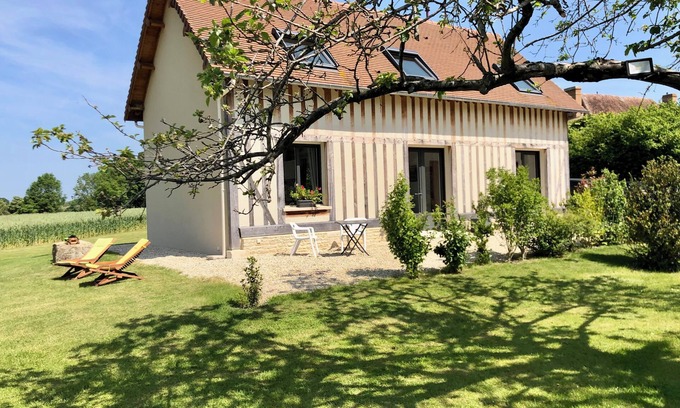 Belle Vie en Auge House | Experience La Clé des Champs with Ocean Views & Spa